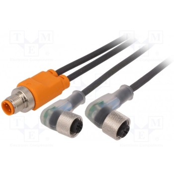 Соединительный кабель PIN 3 2м LUMBERG AUTOMATION ASB2-RKWT-LEDA4-2M
