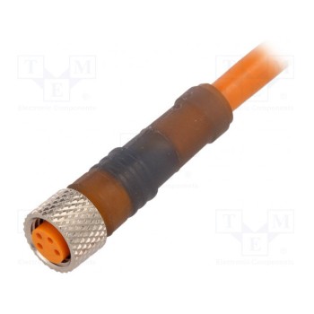 Соединительный кабель M8 PIN 4 прямой 5м LUMBERG AUTOMATION ELKAKV152042