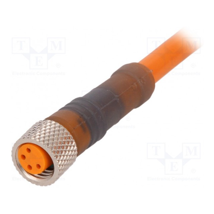 Соединительный кабель M8 PIN 4 прямой LUMBERG AUTOMATION RKMV 4-0730M (ELWIKAKV140055)