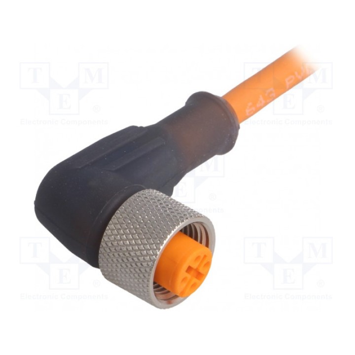 Соединительный кабель M12 PIN 4 угловой LUMBERG AUTOMATION RKWT 4-075M (ELWIKAKV235042)
