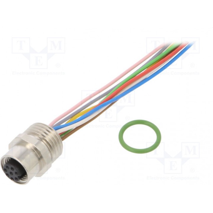 Соединительный кабель M12 PIN 8 LUMBERG AUTOMATION RKFM 80,5 M (RKFM8-0.5M)