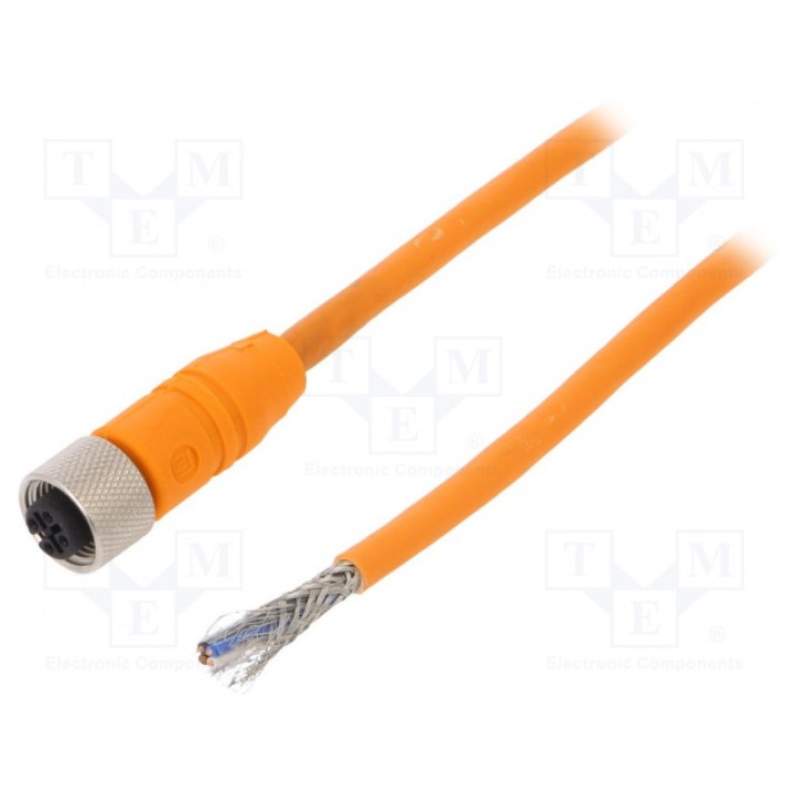 Соединительный кабель M12 PIN 4 прямой LUMBERG AUTOMATION RKTS 4-1822M (RKTS4-182-2M)