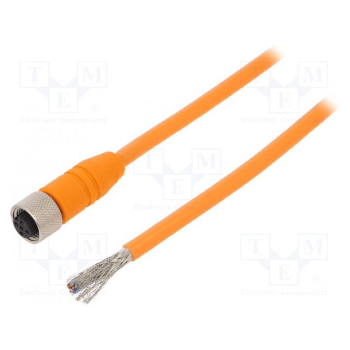 Соединительный кабель M12 PIN 5 прямой LUMBERG AUTOMATION RKTS 5-18310M (RKTS5-183-10M)
