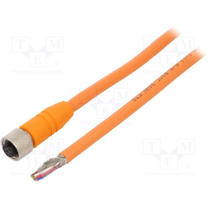 Соединительный кабель M12 PIN 8 прямой LUMBERG AUTOMATION RKTS 8-1842M (RKTS8-184-2M)