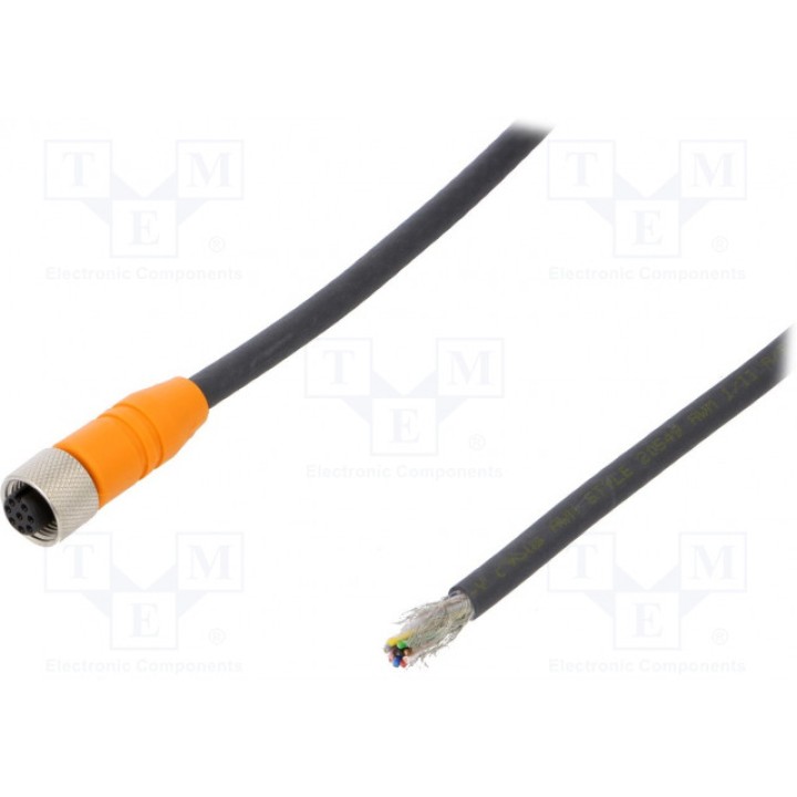 Соединительный кабель M12 PIN 8 прямой LUMBERG AUTOMATION RKTS 8-2992M (RKTS8-299-2M)