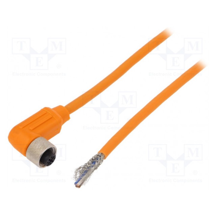 Соединительный кабель M12 PIN 4 угловой LUMBERG AUTOMATION RKWTS 4-1825M (RKWTS4-182-5M)