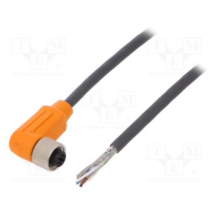 Соединительный кабель M12 PIN 4 угловой LUMBERG AUTOMATION RKWTS 4-28810M (RKWTS4-288-10M)