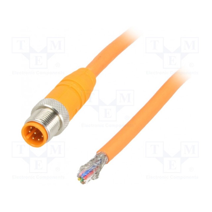 Соединительный кабель M12 PIN 8 прямой LUMBERG AUTOMATION RSTS 8-18410 M (RSTS8-184-10M)
