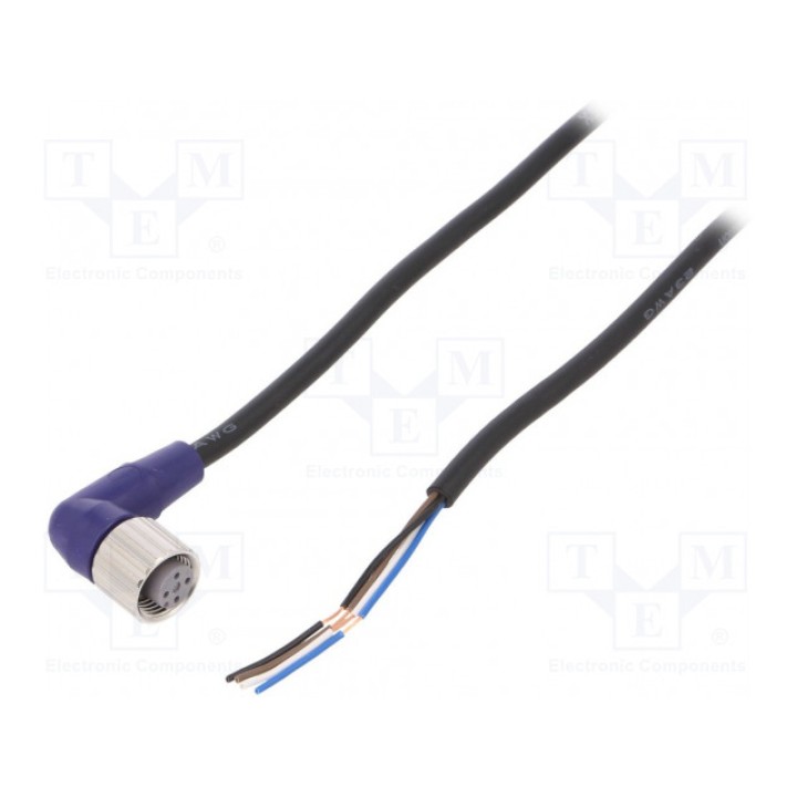 Соединительный кабель M12 PIN 4 угловой OMRON XS2F-LM12PVC4A5M (XS2FLM12PVC4A5M)