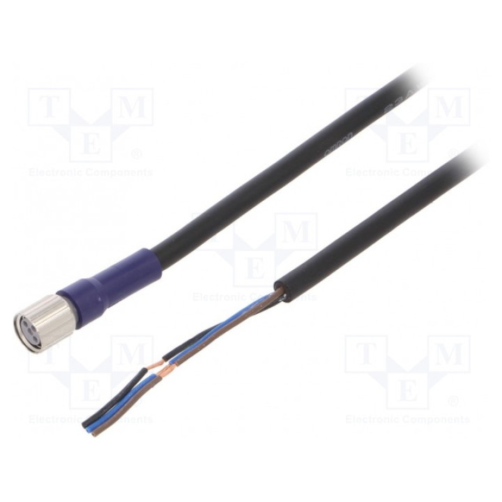 Соединительный кабель M8 PIN 3 прямой OMRON XS3F-LM8PVC3S5M (XS3FLM8PVC3S5M)