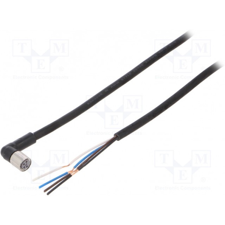 Соединительный кабель M8 PIN 4 угловой OMRON XS3F-M8PUR4A2M (XS3FM8PUR4A2M)