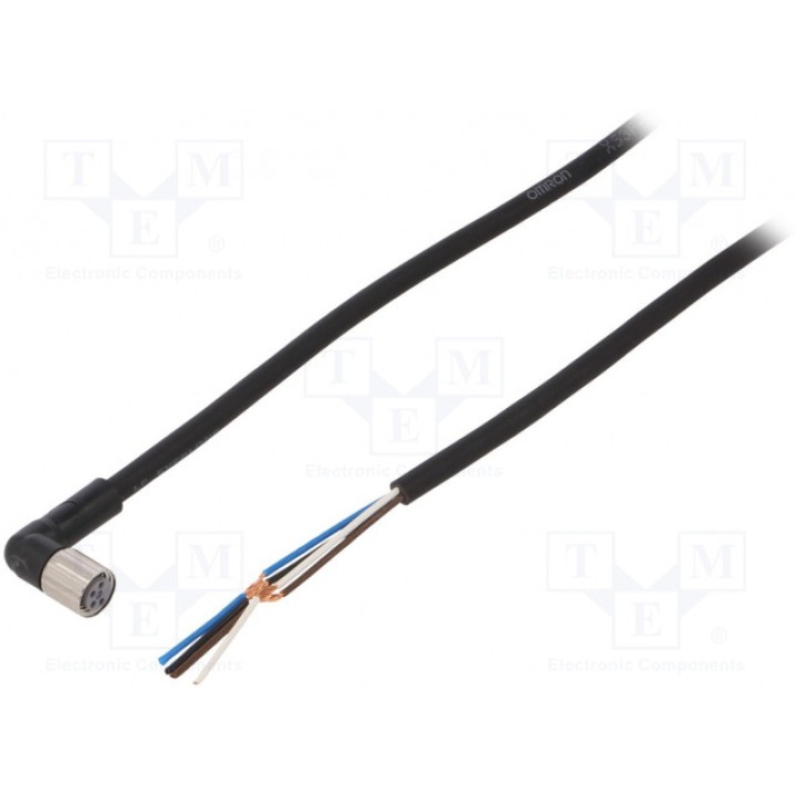 Соединительный кабель M8 PIN 4 угловой OMRON XS3F-M8PUR4A5M (XS3FM8PUR4A5M)