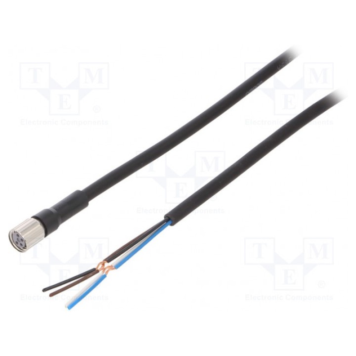 Соединительный кабель M8 PIN 4 прямой OMRON XS3F-M8PUR4S2M (XS3FM8PUR4S2M)