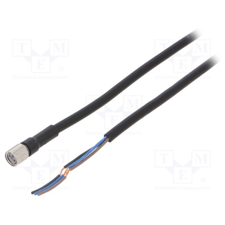 Соединительный кабель M8 PIN 3 прямой OMRON XS3F-M8PVC3S2M (XS3FM8PVC3S2M)