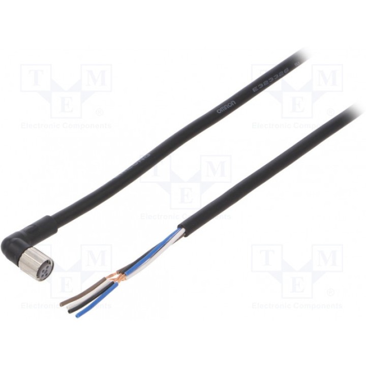 Соединительный кабель M8 PIN 4 угловой OMRON XS3F-M8PVC4A10M (XS3FM8PVC4A10M)