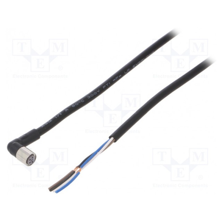 Соединительный кабель M8 PIN 4 угловой OMRON XS3F-M8PVC4A2M (XS3FM8PVC4A2M)