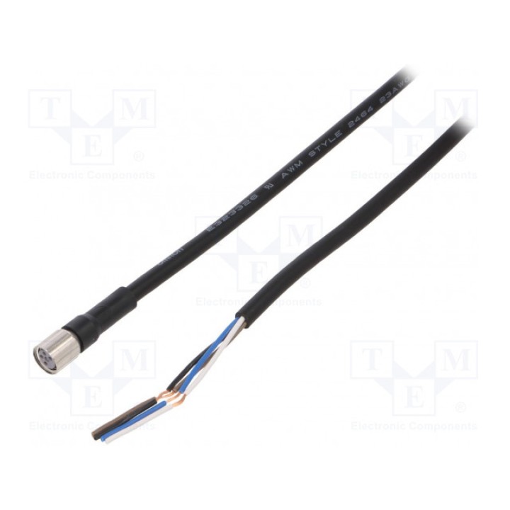 Соединительный кабель M8 PIN 4 прямой OMRON XS3F-M8PVC4S5M (XS3FM8PVC4S5M)
