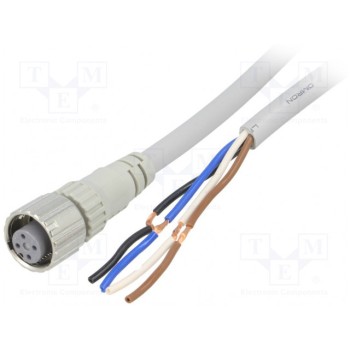 Соединительный кабель M12 PIN 4 прямой OMRON XS5FD421D80F