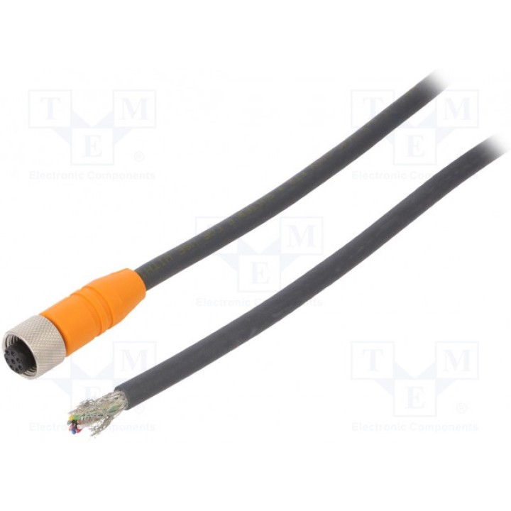 Соединительный кабель M12 PIN 8 прямой OMRON Y92E-M12PURSH8S10M-L (Y92EM12PURSH8S10ML)