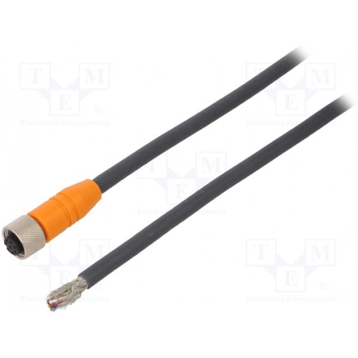 Соединительный кабель M12 PIN 8 прямой OMRON Y92E-M12PURSH8S2M-L (Y92EM12PURSH8S2ML)