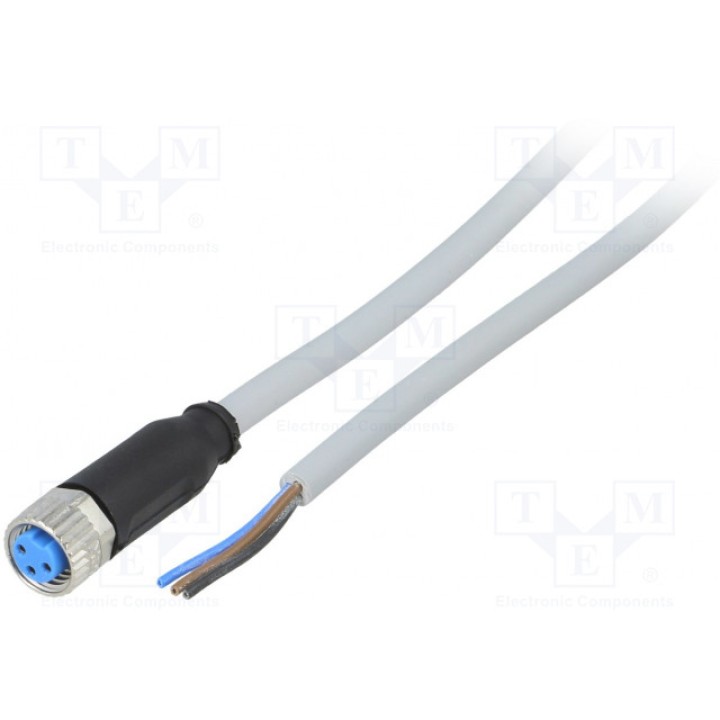 Соединительный кабель M8 PIN 3 прямой 2м SICK YF8U13-020VA1XLEAX (YF8U13-020VA1XLEAX)