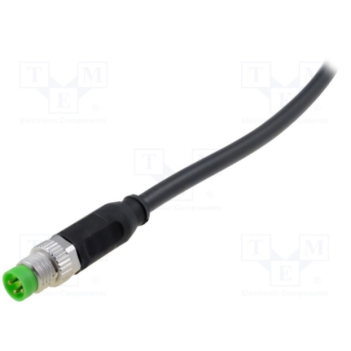 Соединительный кабель M8 PIN 4 прямой 3м MURR ELEKTRONIK 7000-08011-6110300 (7000-08011-6110300)