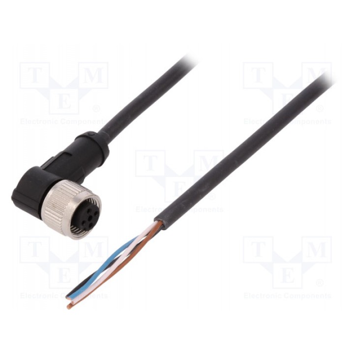 Соединительный кабель M12 PIN 4 угловой LAPP KABEL AB-C4-5,0PUR-M12FA (22260325)