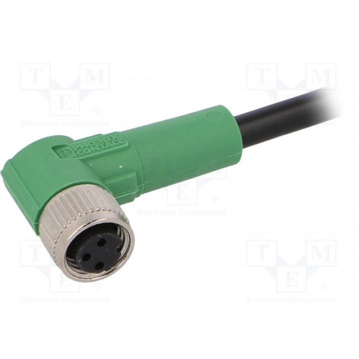 Соединительный кабель M8 PIN 3 угловой PHOENIX CONTACT SAC-3P-3,0-PVCM8FR (1446320)