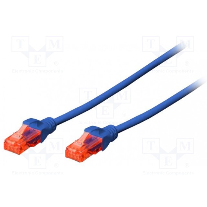 Patch cord U/UTP 5e многопров CCA DIGITUS DK-1512-0025B (DK-1512-0025-B)