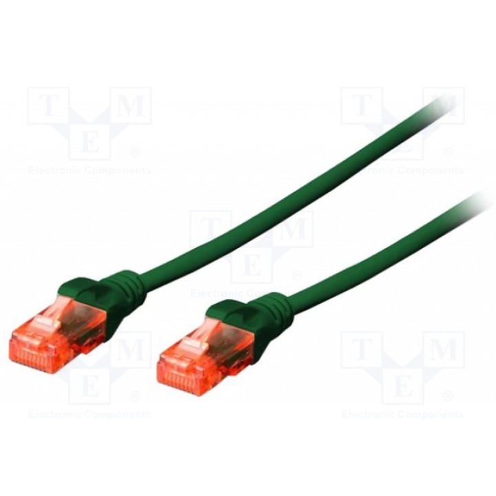 Patch cord U/UTP 5e многопров CCA DIGITUS DK-1512-0025G (DK-1512-0025-G)