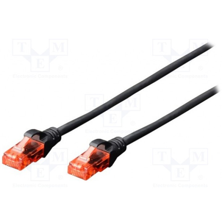 Patch cord U/UTP 6 многопров Cu DIGITUS DK-1617-100BL (DK-1617-100-BL)