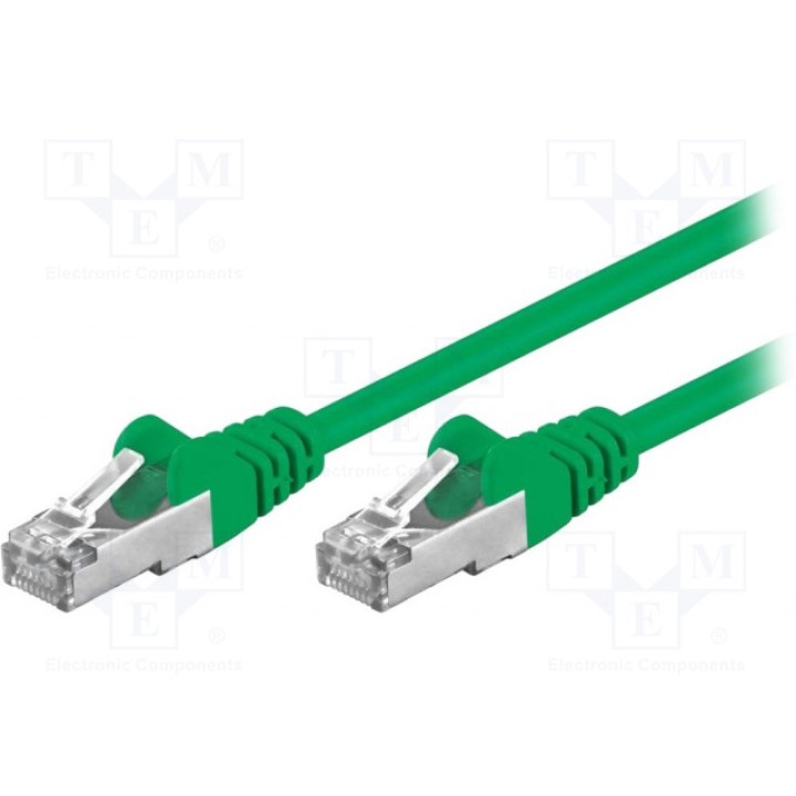 Patch cord F/UTP 5e многопров CCA Goobay 68619 (F-UTP5-CCA-002GR)