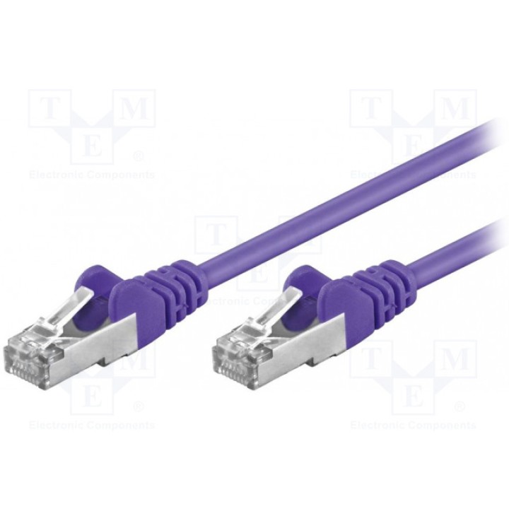 Patch cord F/UTP 5e многопров CCA Goobay 93523 (F-UTP5-CCA-002VI)