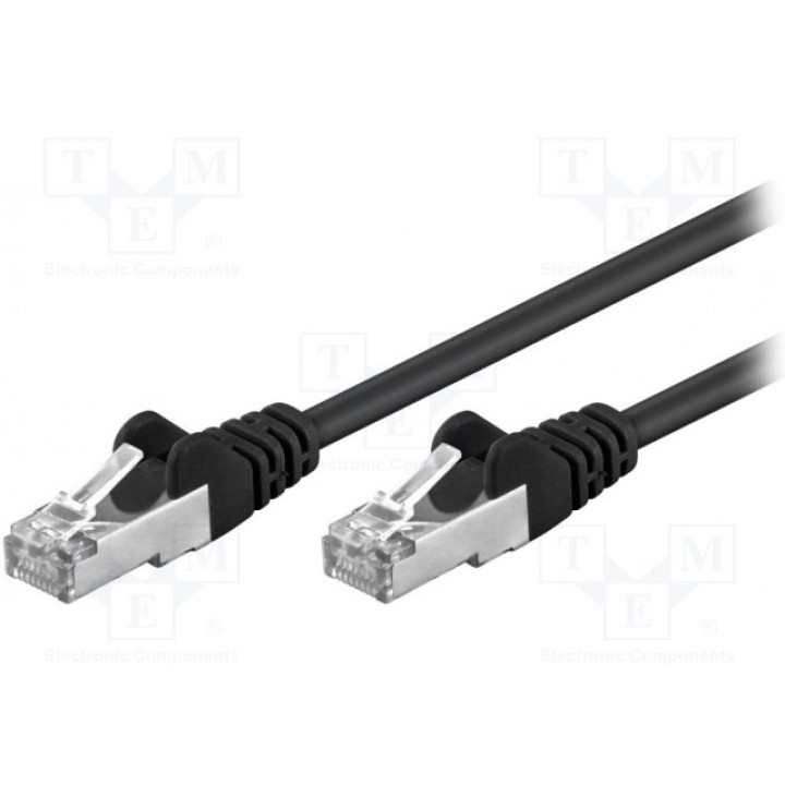 Patch cord F/UTP 5e многопров CCA Goobay 68654 (F-UTP5-CCA-005BK)