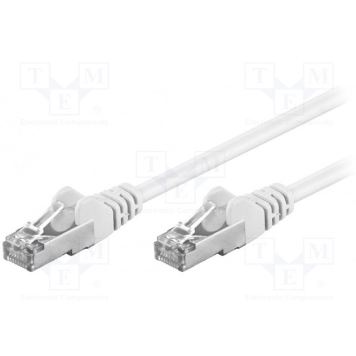 Patch cord F/UTP 5e многопров CCA Goobay 93490 (F-UTP5-CCA-005WH)