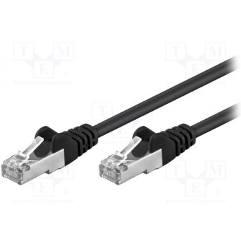 Patch cord F/UTP 5e многопров CCA Goobay F-UTP5-CCA-250BK