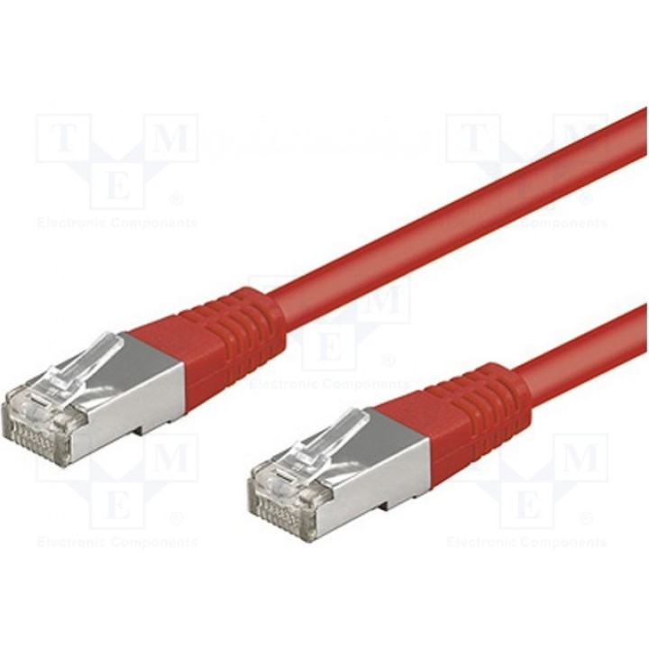 Patch cord F/UTP 5e многопров CCA Goobay 50861 (F-UTP5-CCA-500RD)