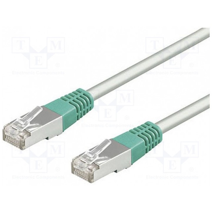 Patch cord F/UTP 5e многопров CCA Goobay 50186 (F-UTP5-CCA-CR-010)