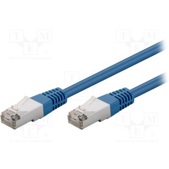 Patch cord F/UTP 5e многопров CCA Goobay F-UTP5E-CCA-005BL