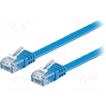 Patch cord U/UTP 6 многопров Goobay F.U-UTP6-CU-005BL