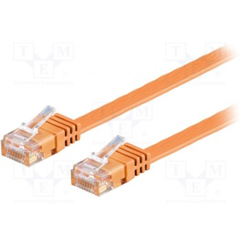 Patch cord U/UTP 6 многопров Cu Goobay F.U-UTP6-CU-005OR