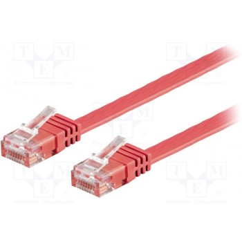 Patch cord U/UTP 6 многопров Cu Goobay F.U-UTP6-CU-005RD