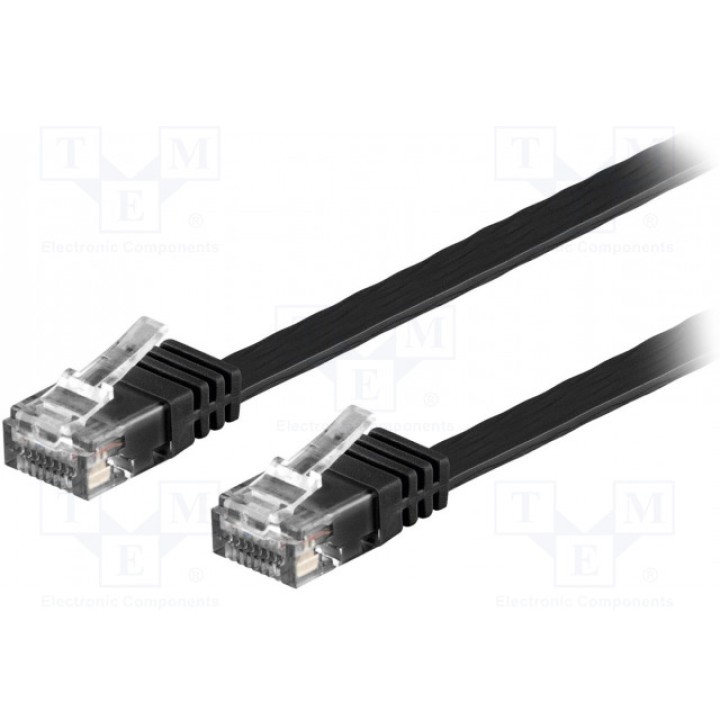 Patch cord U/UTP 6 многопров Cu Goobay 95384 (F.U-UTP6-CU-020BK)