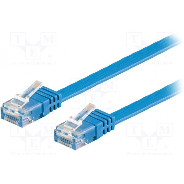 Patch cord U/UTP 6 многопров Cu Goobay 96413 (F.U-UTP6-CU-020BL)