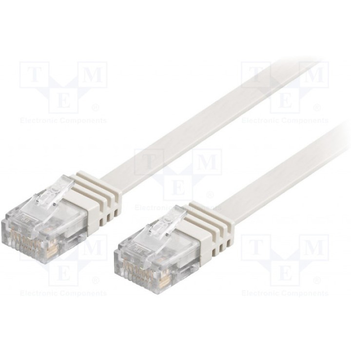 Patch cord U/UTP 6 многопров Cu Goobay 95152 (F.U-UTP6-CU-020WH)