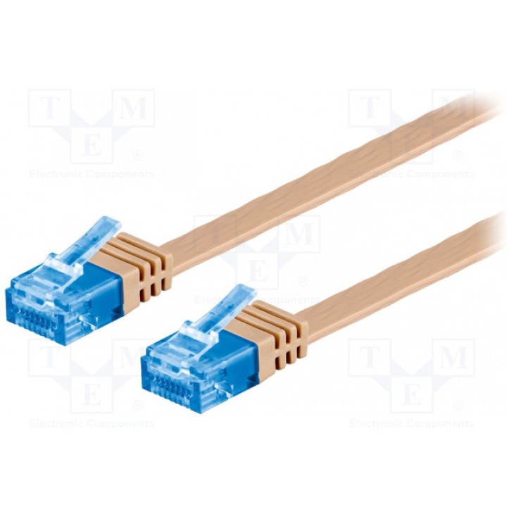 Patch cord U/UTP 6a многопров Goobay 96316 (F.U-UTP6A-CU-010LB)