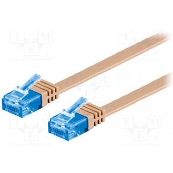 Patch cord U/UTP 6a многопров Goobay F.U-UTP6A-CU-030LB