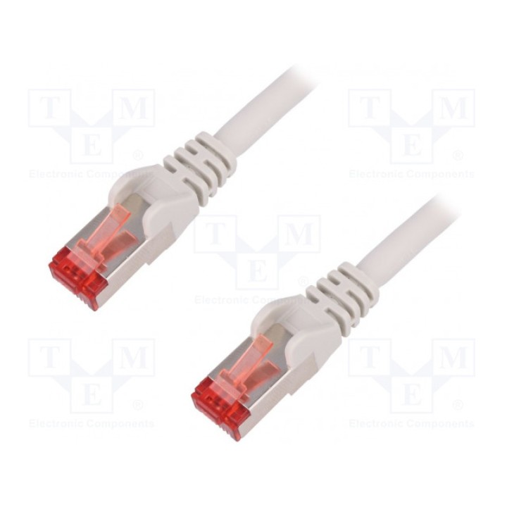 Patch cord S/FTP 6 многопров Goobay 92455 (S-FTP.6-CU-0015GY)