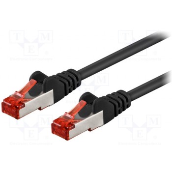 Patch cord S/FTP 6 многопров CCA Goobay S-FTP6-CCA-002BK