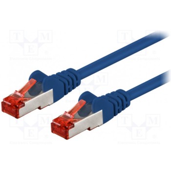 Patch cord S/FTP 6 многопров CCA Goobay S-FTP6-CCA-002BL